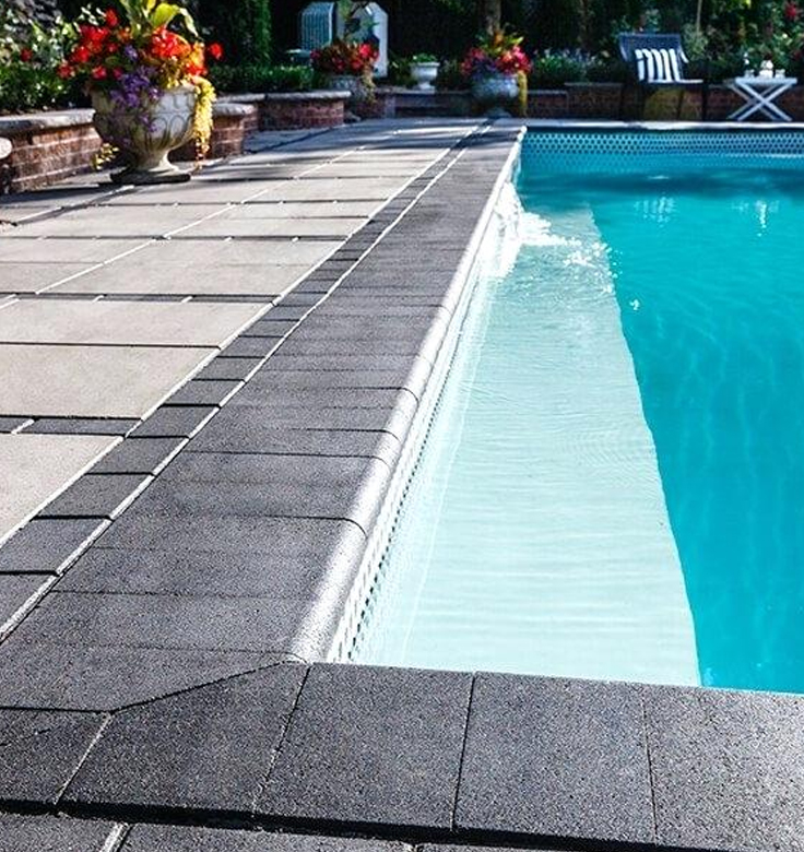 Pool Coping Della Terra, How To Tile Pool Coping